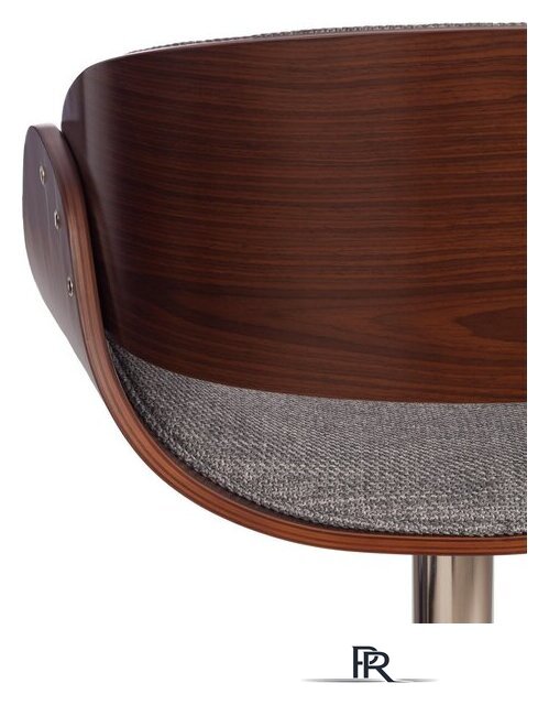 Стул TetChair Lando (серый/орех/хром) - Изображение №10 — Интернет-магазин ПроЗаказ