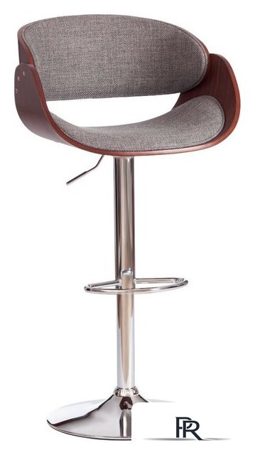 Стул TetChair Lando (серый/орех/хром) - Изображение №1 — Интернет-магазин ПроЗаказ