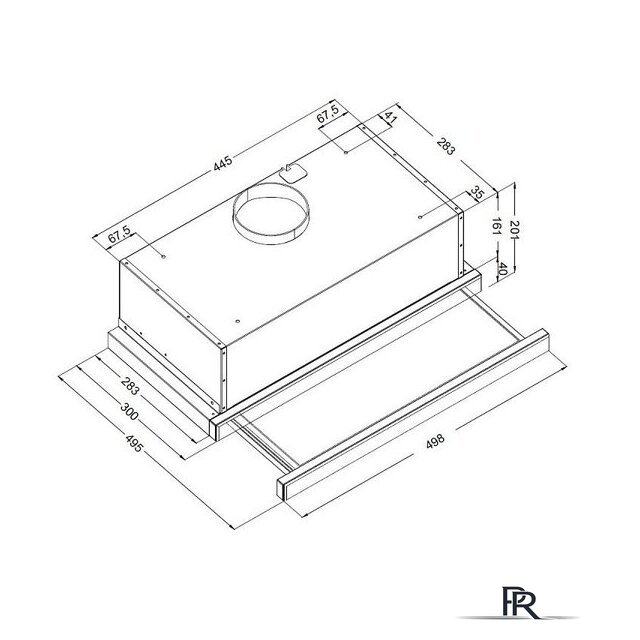 Кухонная вытяжка Korting KHP 5512 GW - Изображение №2 — Интернет-магазин ПроЗаказ