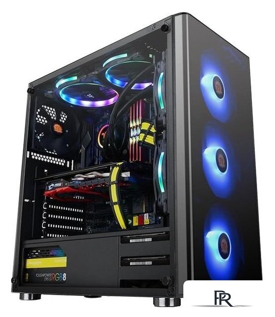 Корпус Thermaltake V200 Tempered Glass RGB Edition CA-1K8-00M1WN-01 - Изображение №1 — Интернет-магазин ПроЗаказ