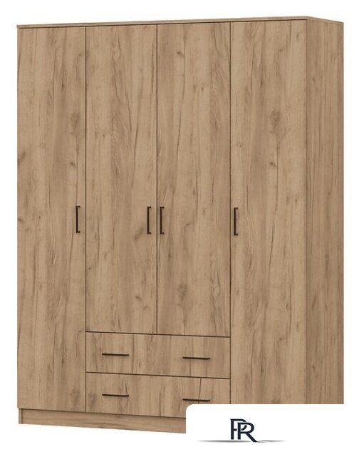 Шкаф распашной NN мебель ШК 1 (дуб крафт золотой) - Изображение №1 — Интернет-магазин ПроЗаказ