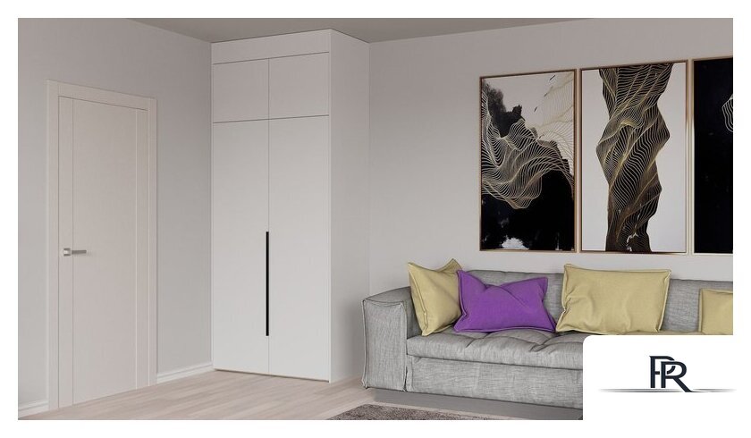 Шкаф распашной Рэйгрупп Рэй S257-B3-1-EB В3-1 (дуб элисон/белый премиум) - Изображение №3 — Интернет-магазин ПроЗаказ