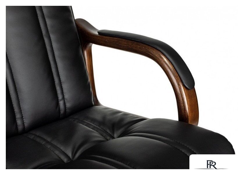 Офисное кресло Бюрократ T-9932Walnut (черный, экокожа) - Изображение №8 — Интернет-магазин ПроЗаказ