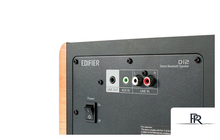 Беспроводная колонка Edifier D12 (коричневый) - Изображение №5 — Интернет-магазин ПроЗаказ