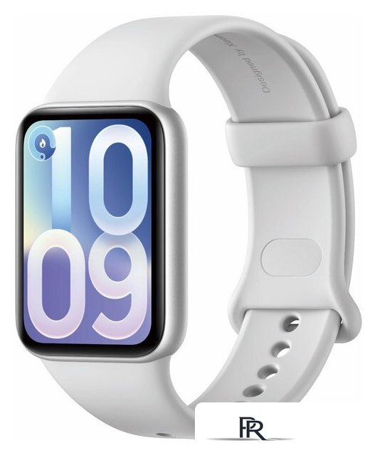 Фитнес-браслет Xiaomi Smart Band 10 Pro M2552B1 (серебристый, со светло-серым силиконовым ремешком, международная версия) - Изображение №1 — Интернет-магазин ПроЗаказ