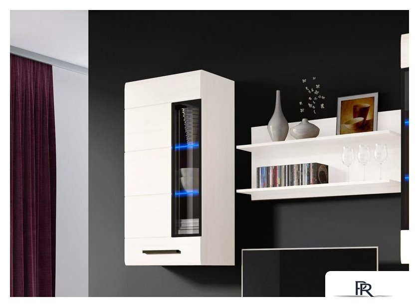 Шкаф распашной Мебельград Кельн (белый аляска/белый глянец) - Изображение №2 — Интернет-магазин ПроЗаказ