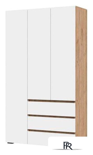 Шкаф распашной Стендмебель Хелен ШК 06 (белый/дуб крафт золото) - Изображение №1 — Интернет-магазин ПроЗаказ