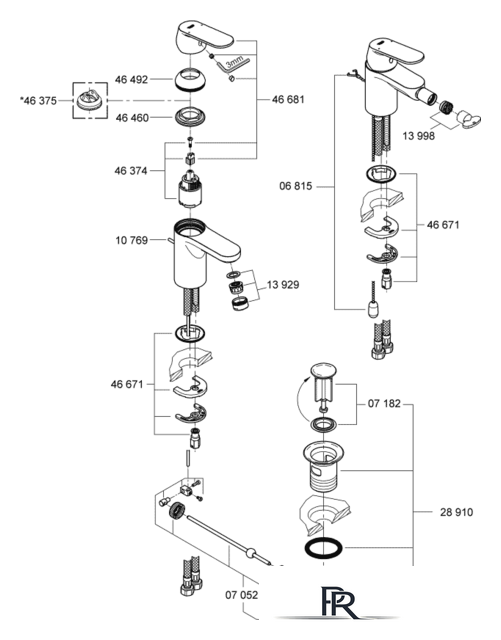 Смеситель Grohe Eurosmart Cosmopolitan 32824000 - Изображение №3 — Интернет-магазин ПроЗаказ