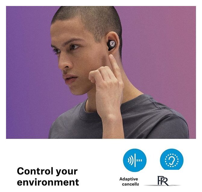 Наушники Sennheiser Momentum True Wireless 3 (черный) - Изображение №3 — Интернет-магазин ПроЗаказ