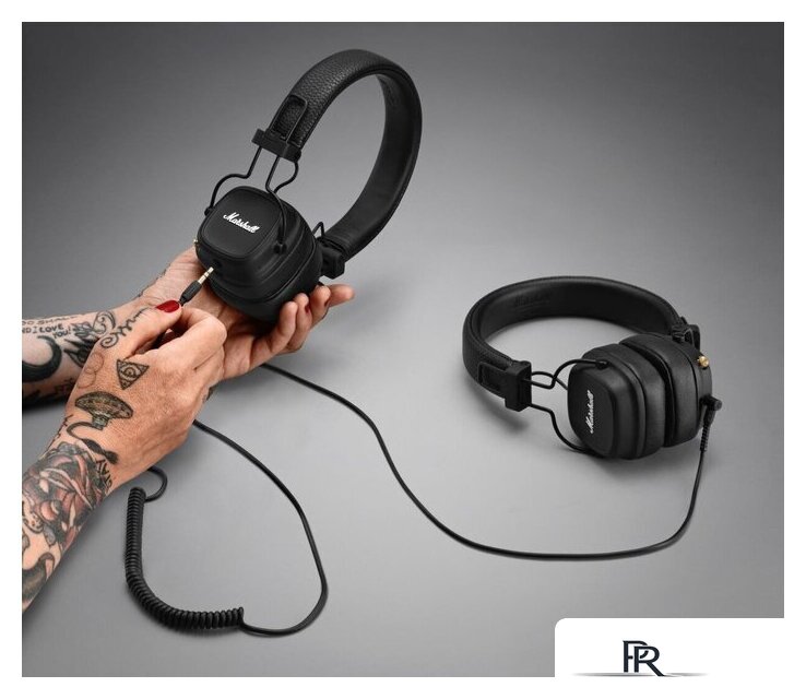 Наушники Marshall Major IV (черный) - Изображение №7 — Интернет-магазин ПроЗаказ