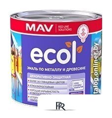 Эмаль MAV Ecol ПФ-115 10 кг (ярко-синий) - Изображение №1 — Интернет-магазин ПроЗаказ