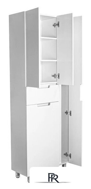  Style Line Шкаф-пенал Оптима 70 (напольный, корзина, отделение для халата) - Изображение №3 — Интернет-магазин ПроЗаказ