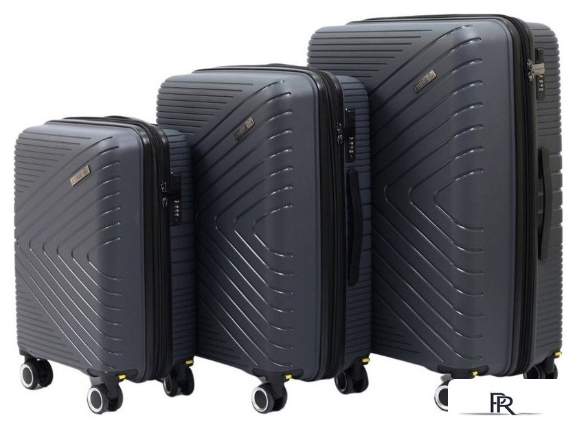 Чемодан-спиннер Pride РР-202 (L, серый) - Изображение №11 — Интернет-магазин ПроЗаказ