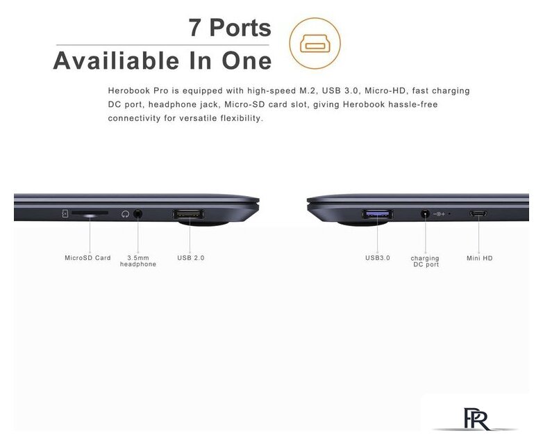 Ноутбук Chuwi HeroBook Pro CWI514-iN40208G256G - Изображение №9 — Интернет-магазин ПроЗаказ