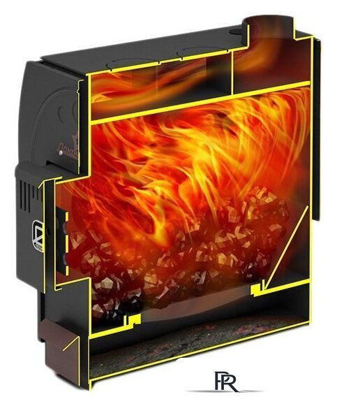 Свободностоящая печь-камин Теплодар Локомотивъ 120 - Изображение №2 — Интернет-магазин ПроЗаказ