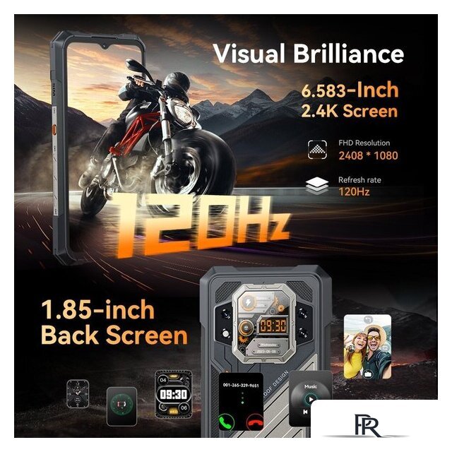 Телефон Cubot KingKong X 16GB/256GB (черный) - Изображение №5 — Интернет-магазин ПроЗаказ