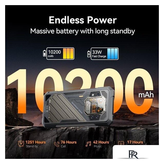 Телефон Cubot KingKong X 16GB/256GB (черный) - Изображение №6 — Интернет-магазин ПроЗаказ