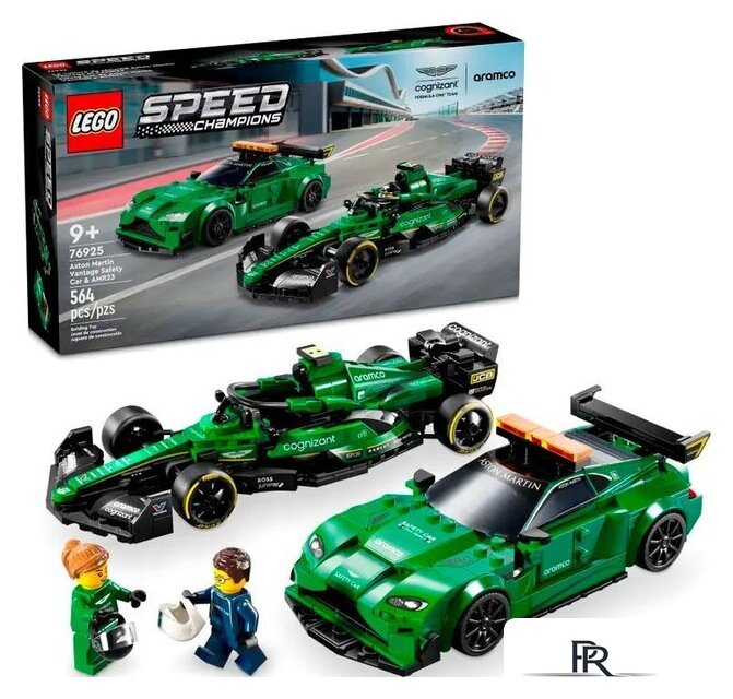 Конструктор LEGO Speed Champions 76925 Гоночные автомобили Aston Martin Valkyrie AMR Pro и Aston Martin Vantage GT3 - Изображение №1 — Интернет-магазин ПроЗаказ