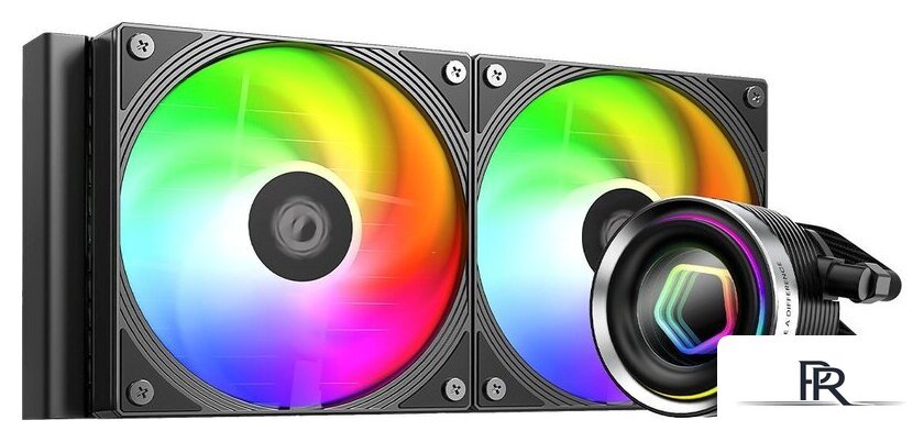 Система жидкостного охлаждения для процессора ID-Cooling FX240 INF Black - Изображение №1 — Интернет-магазин ПроЗаказ