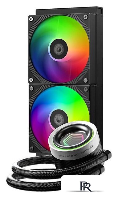 Система жидкостного охлаждения для процессора ID-Cooling FX240 INF Black - Изображение №2 — Интернет-магазин ПроЗаказ
