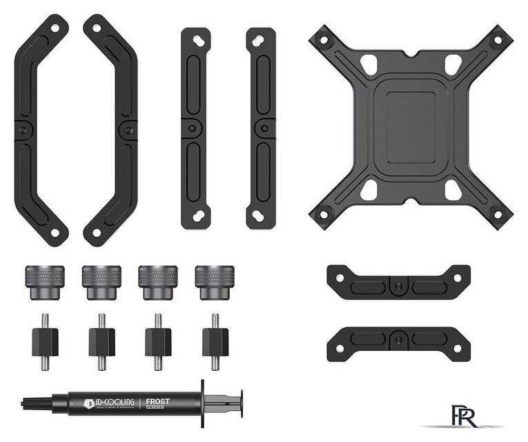 Система жидкостного охлаждения для процессора ID-Cooling FX240 INF Black - Изображение №8 — Интернет-магазин ПроЗаказ