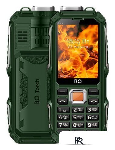 Кнопочный телефон BQ BQ-2835 Torch (зеленый) - Изображение №1 — Интернет-магазин ПроЗаказ