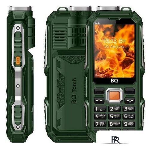 Кнопочный телефон BQ BQ-2835 Torch (зеленый) - Изображение №2 — Интернет-магазин ПроЗаказ