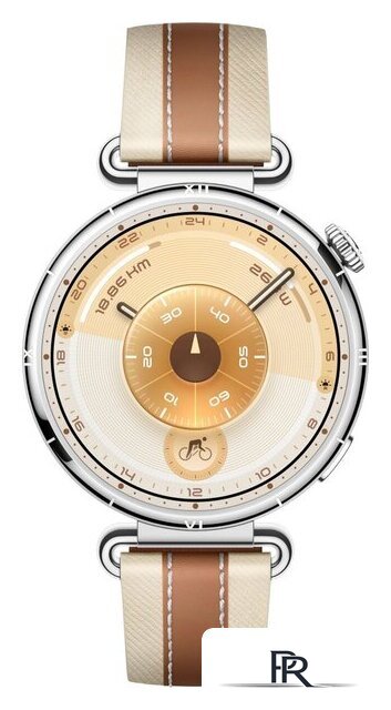 Умные часы Huawei Watch GT 6 41 мм (серебристый, с коричневым кожаным ремешком, международная версия) - Изображение №2 — Интернет-магазин ПроЗаказ