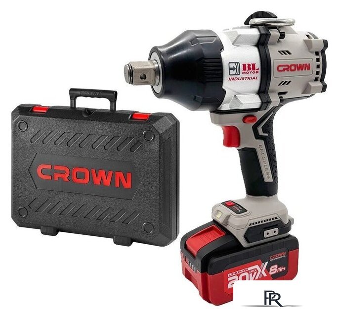 Гайковерт Crown CT22056HX-8SC4 BMC (с 1-им АКБ, кейс) - Изображение №1 — Интернет-магазин ПроЗаказ