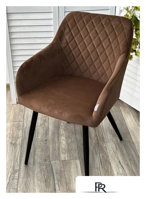 Стул с подлокотниками M-City Brandy 629M05175 (505-11 кофе/черный) - Изображение №1 — Интернет-магазин ПроЗаказ