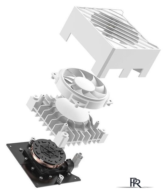 Система жидкостного охлаждения для процессора ID-Cooling DashFlow 360 XT Lite White - Изображение №5 — Интернет-магазин ПроЗаказ