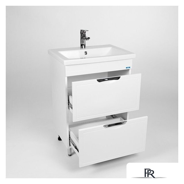  Viant Тумба с умывальником Лима Como 60 VLIM60CO-T2Y+S-UM-COM60/1-w - Изображение №3 — Интернет-магазин ПроЗаказ