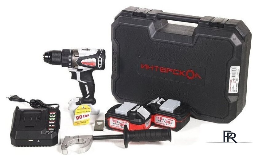 Дрель-шуруповерт Интерскол ДА-13/36В 90 861.2.2.70 (с 2-мя АКБ, кейс) - Изображение №6 — Интернет-магазин ПроЗаказ