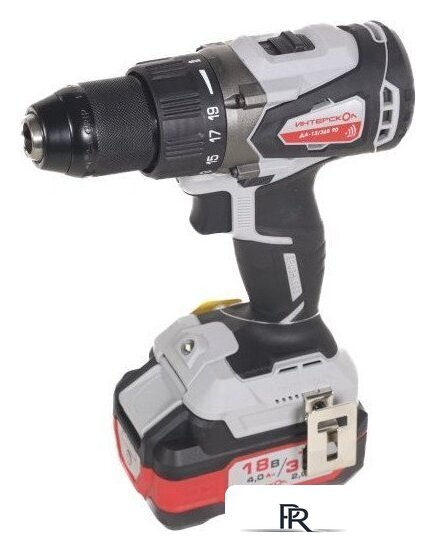 Дрель-шуруповерт Интерскол ДА-13/36В 90 861.2.2.70 (с 2-мя АКБ, кейс) - Изображение №5 — Интернет-магазин ПроЗаказ