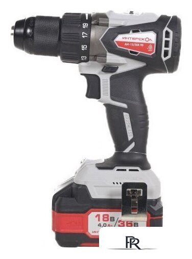 Дрель-шуруповерт Интерскол ДА-13/36В 90 861.2.2.70 (с 2-мя АКБ, кейс) - Изображение №2 — Интернет-магазин ПроЗаказ
