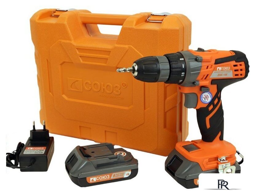 Дрель-шуруповерт Союз ДШС-18К (с 2-мя АКБ, кейс) - Изображение №1 — Интернет-магазин ПроЗаказ