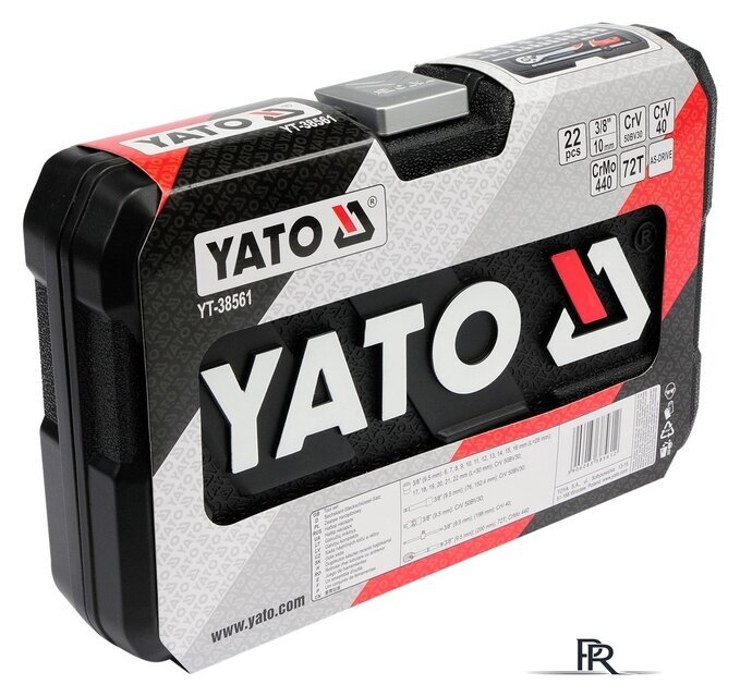 Универсальный набор инструментов Yato YT-38561 (22 предмета) - Изображение №4 — Интернет-магазин ПроЗаказ
