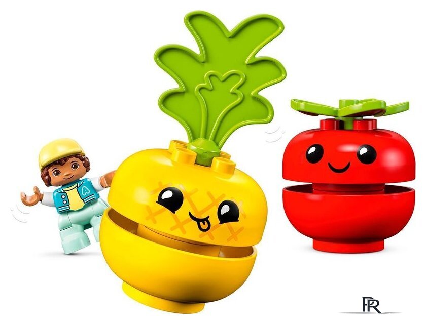 Конструктор LEGO Duplo 10982 Трактор для перевозки овощей и фруктов - Изображение №5 — Интернет-магазин ПроЗаказ