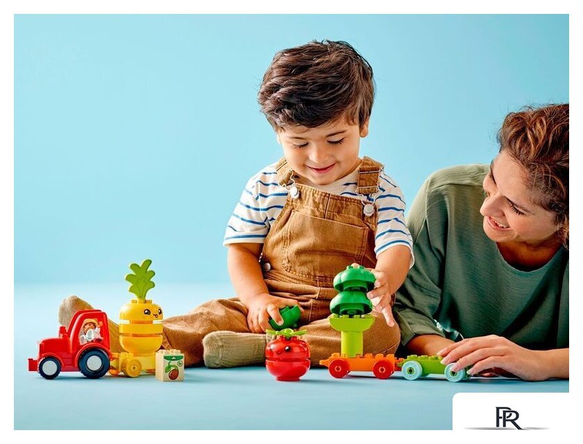Конструктор LEGO Duplo 10982 Трактор для перевозки овощей и фруктов - Изображение №7 — Интернет-магазин ПроЗаказ