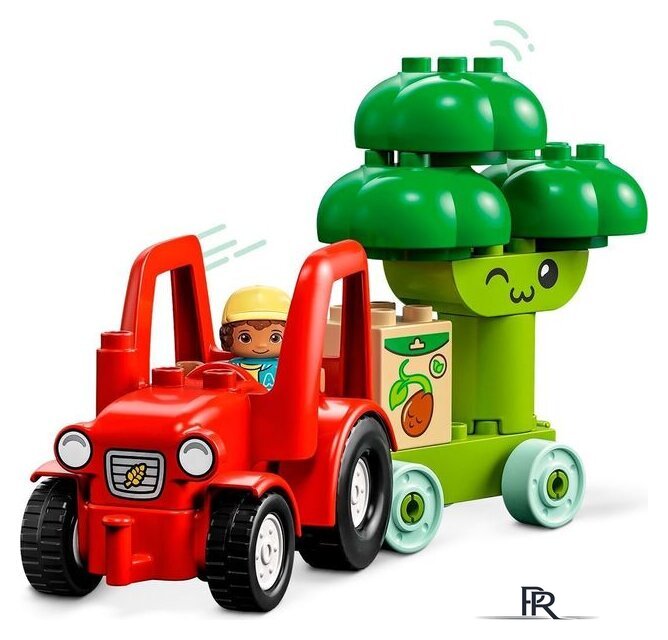 Конструктор LEGO Duplo 10982 Трактор для перевозки овощей и фруктов - Изображение №4 — Интернет-магазин ПроЗаказ