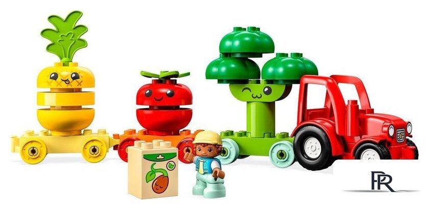 Конструктор LEGO Duplo 10982 Трактор для перевозки овощей и фруктов - Изображение №3 — Интернет-магазин ПроЗаказ