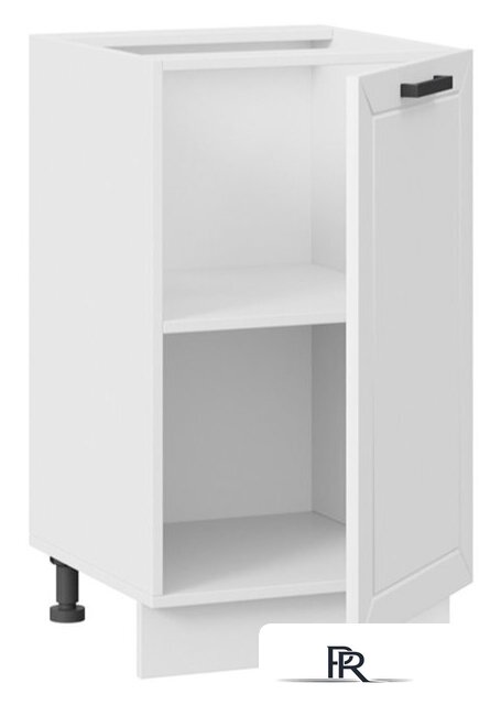 Шкаф напольный Трия Лорас 1Н45 (белый/холст белый) - Изображение №2 — Интернет-магазин ПроЗаказ