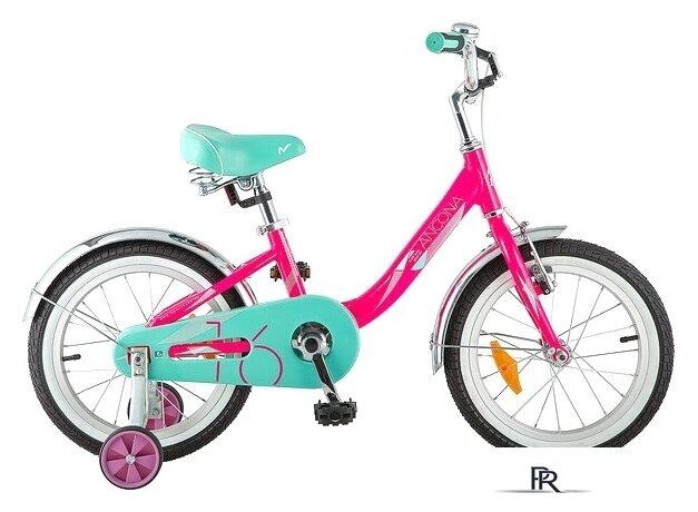 Детский велосипед Novatrack Ancona 16 (розовый/голубой, 2018) - Изображение №1 — Интернет-магазин ПроЗаказ