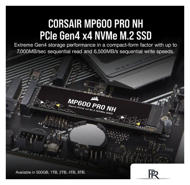 SSD Corsair MP600 PRO NH 4TB CSSD-F4000GBMP600PNH - Изображение №6 — Интернет-магазин ПроЗаказ