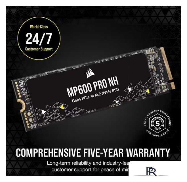 SSD Corsair MP600 PRO NH 4TB CSSD-F4000GBMP600PNH - Изображение №4 — Интернет-магазин ПроЗаказ