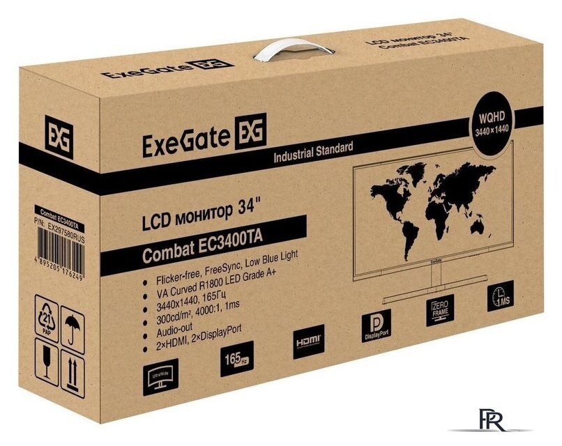 Игровой монитор ExeGate Combat EC3400TA EX297580RUS - Изображение №12 — Интернет-магазин ПроЗаказ