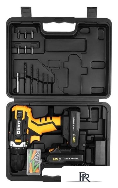 Дрель-шуруповерт Deko Banger 20V ONE + Set 63 083-1043 (с 2-мя АКБ, кейс) - Изображение №4 — Интернет-магазин ПроЗаказ