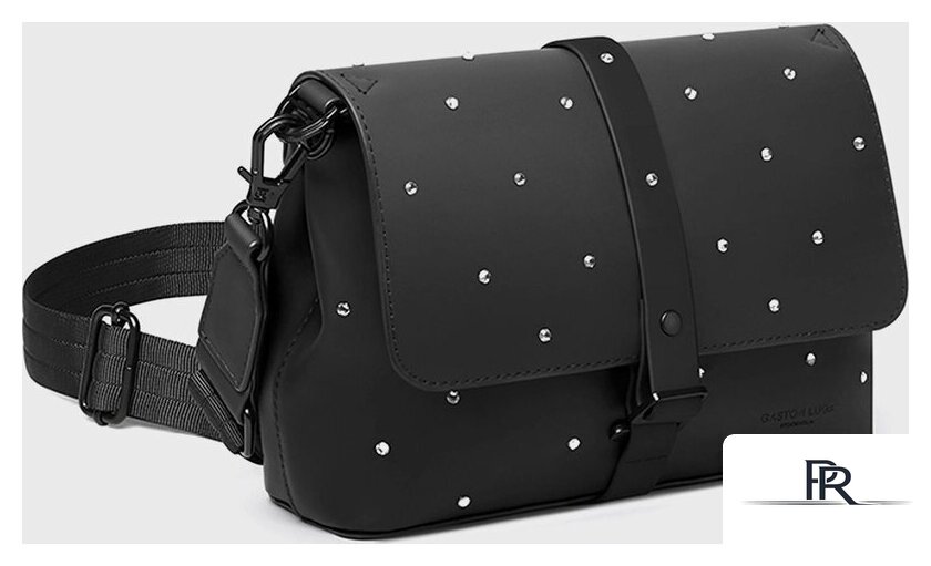 Сумка на пояс Gaston Luga Splash Crossbody Bag (черный с кристаллами Swarovski) - Изображение №3 — Интернет-магазин ПроЗаказ
