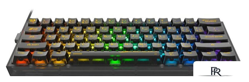 Клавиатура Redragon Fizz (прозрачный/черный) - Изображение №3 — Интернет-магазин ПроЗаказ