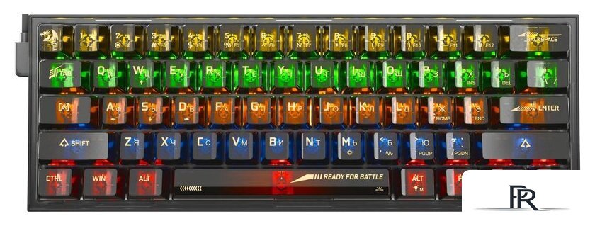 Клавиатура Redragon Fizz (прозрачный/черный) - Изображение №1 — Интернет-магазин ПроЗаказ